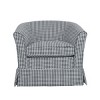 Swivel Modern Upholstered Accent Chair, 360° Rotating Lounge Chair with Removable Cover for Living Room or Reading Nook – The Pop Home - 2 of 4
