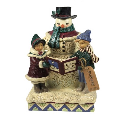 Jim Shore 8.0" Sing With Joy To The World Victorian Snowman  -  Decorative Figurines