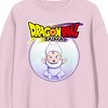 Dragon Ball Daima Baby Trunks Adult Cradle Pink Crew Neck Long Sleeve Sweatshirt - 2 of 3