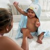 Gerber Baby Hooded Bath Towel & Washcloths, One Size Fits Most, 4-Piece - 3 of 4