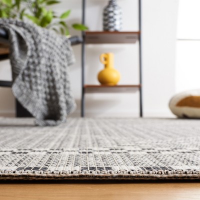 Augustine Boho-Mod Ivory Cotton Blend 8' x 10' Area Rug