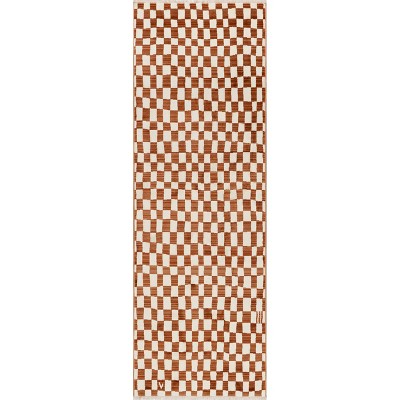Nuloom Dominique Abstract Checkered Fringe Area Rug
