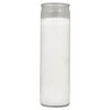 St Jude Candle Clear Glass White - Case of 12 - image 2 of 2