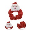 Unique Bargains Christmas Hair Scrunchies Santa Claus for Christmas Red White 1 Pc - 3 of 4
