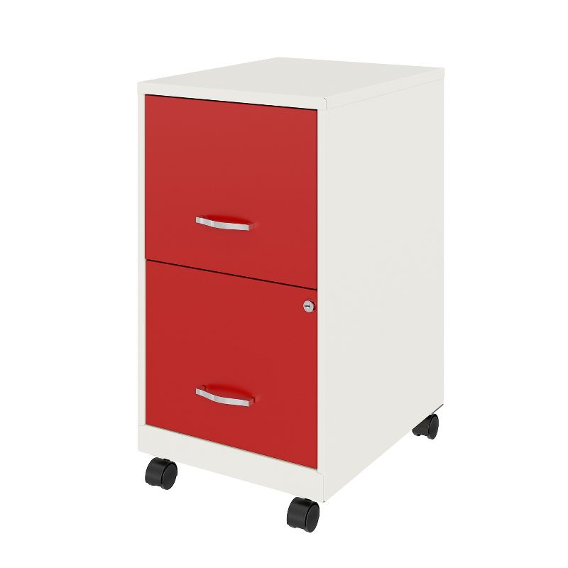 Space Solutions 18" Deep 2-Drawer Letter Width Vertical File Cabinet, 3 of 6