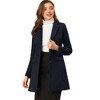 INSPIRE CHIC Women's Notched Lapel Single Breasted Outwear Fall coat - 3 of 4