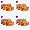 Storage Box Rough Mango Wood Multiple Sizes Included SturdyvidaXL - 3 of 4