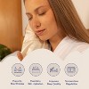 FluffCo 100% Pure Mulberry Silk Pillowcase - Luxurious Cooling Pillowcase for Hair & Skin Care - 4 of 4