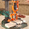 VEVOR Mortising Attachment for Drill Press, 4 Model Drills Square Hole Chisel Set, Bench Drill Locator Set Mortise and Tenon Tools, Orange - 2 of 4