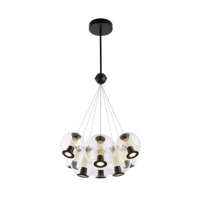 Artcraft Lighting Arlo 8 - Light Chandelier in  Black