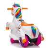 Unicorn stroller,Electric Toy Bike with Training Wheels for Kids 3-6,Colorful - 2 of 4