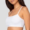 Fruit of the Loom Women's Spaghetti Strap Cotton Sports Bra 3-Pack - 4 of 4