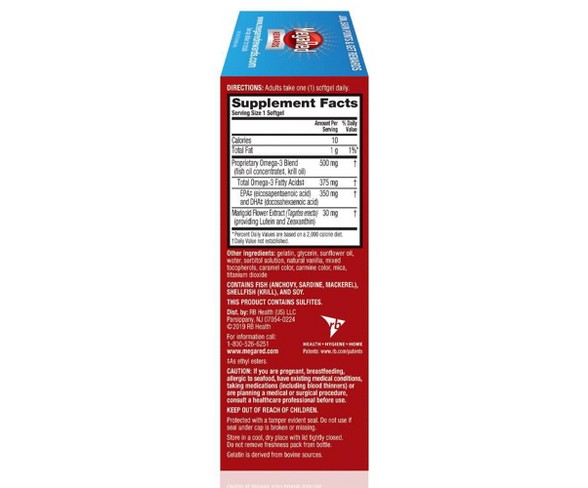 Megared Total Body Care 7in1 Omega-3 Softgels - 30ct