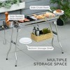 CAVINAS Pizza Oven Outdoor Portable Outdoor Griddles Semi-Automatic Pizza Maker for Outdoor Camping - 3 of 4