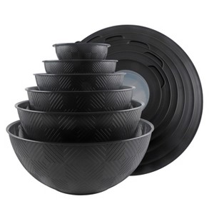 COOK WITH COLOR MIXING BOWLS WITH LIDS 12 PIECE - 1 of 4