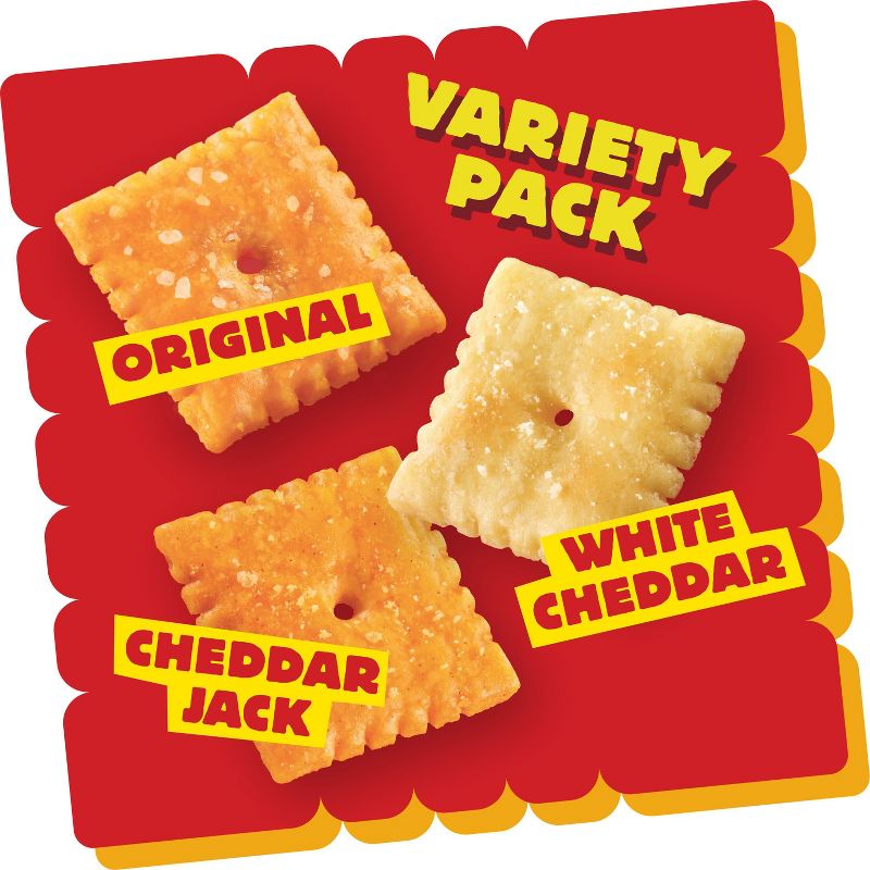 Cheez-It Baked Snack Crackers Variety Pack 12ct, 3 of 9