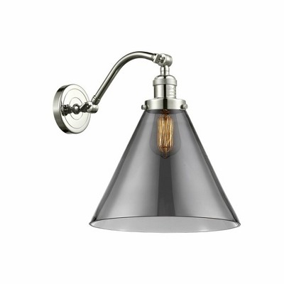 Cone - 1 Light Wall Sconce In Industrial Style-14 Inches Tall and 12 Inches Wide