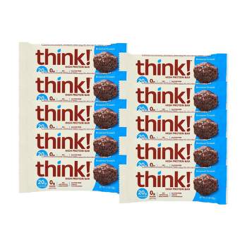 Think! Brownie Crunch High Protein Bar - Case of 10/2.1 oz