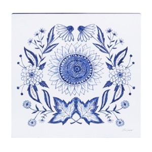 Gallerie II Blue Harvest Sunflower Wall Art - 1 of 4