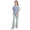 Levi's® Girls' Short Sleeve Roll Cuff T-Shirt - Heather Gray - 3 of 3