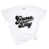 Game Day Retro Puff Print - Womens Garment Dyed Graphic T-Shirt - 2 of 4