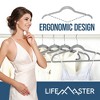 Lifemaster Velvet Non-Slip Hangers (Gray) - 4 of 4