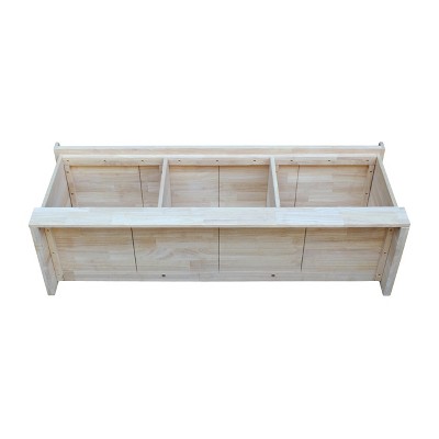 White Wood Coastal Storage Bench with Plinth Base