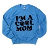 Simply Sage Market S.W.Smiley I'm A Cool Mom Smiley Face Sweatshirt - 3 of 4
