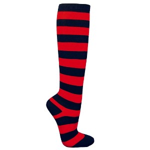 Striped Patterned Knee High Socks from the Sock Panda (Women's Sizes, Adult Medium) - 1 of 3