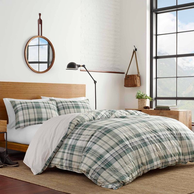 Eddie Bauer - Timbers Reversible Comforter & Sham Set Green, 4 of 10
