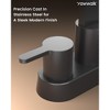 YAWWALK 4 in. Centerset High Arc Bathroom Faucet with Waterfall Spout, Double Handle - 3 of 4