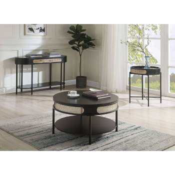 22" Colson Accent Table Black Finish - Acme Furniture