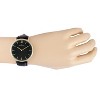 Peugeot Men's 40mm Black Dial Super Slim Leather Strap Watch - 4 of 4