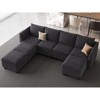 Belffin Modular Sectional Sofa Large Chenille U Shaped Couch with Storage 7 Seat Chaise for Living Room - 4 of 4