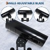 Heavy Duty Snow Shovel with Ergonomic Handle for Driveway, Push Snow Plow Shovel with Adjustable Handle, Angled Blade and Wheels - 4 of 4