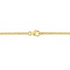 EVERLY JEWELRY | Yellow Plated Sterling Silver 10 CT TGW Cubic Zirconia By The Yard Necklace, 34-inch - 4 of 4