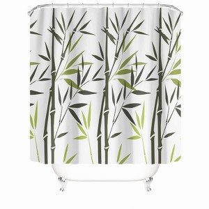 Bamboo Forest Shower Curtains for Bathroom Waterproof Fabric Bath Curtain Durable Soft Stylish Bathroom Decor 72x72 Inch - 1 of 1