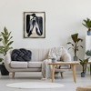 Stupell Industries Modern Figures Sitting Black Framed Floater Canvas Wall Art - 2 of 4