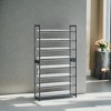 Shoe Rack, 8-Tier Shoe Organizer, Metal Shoe Storage for Garage, Entryway, Set of 2, 4-Tier Stackable Shoe Shelf - 2 of 4