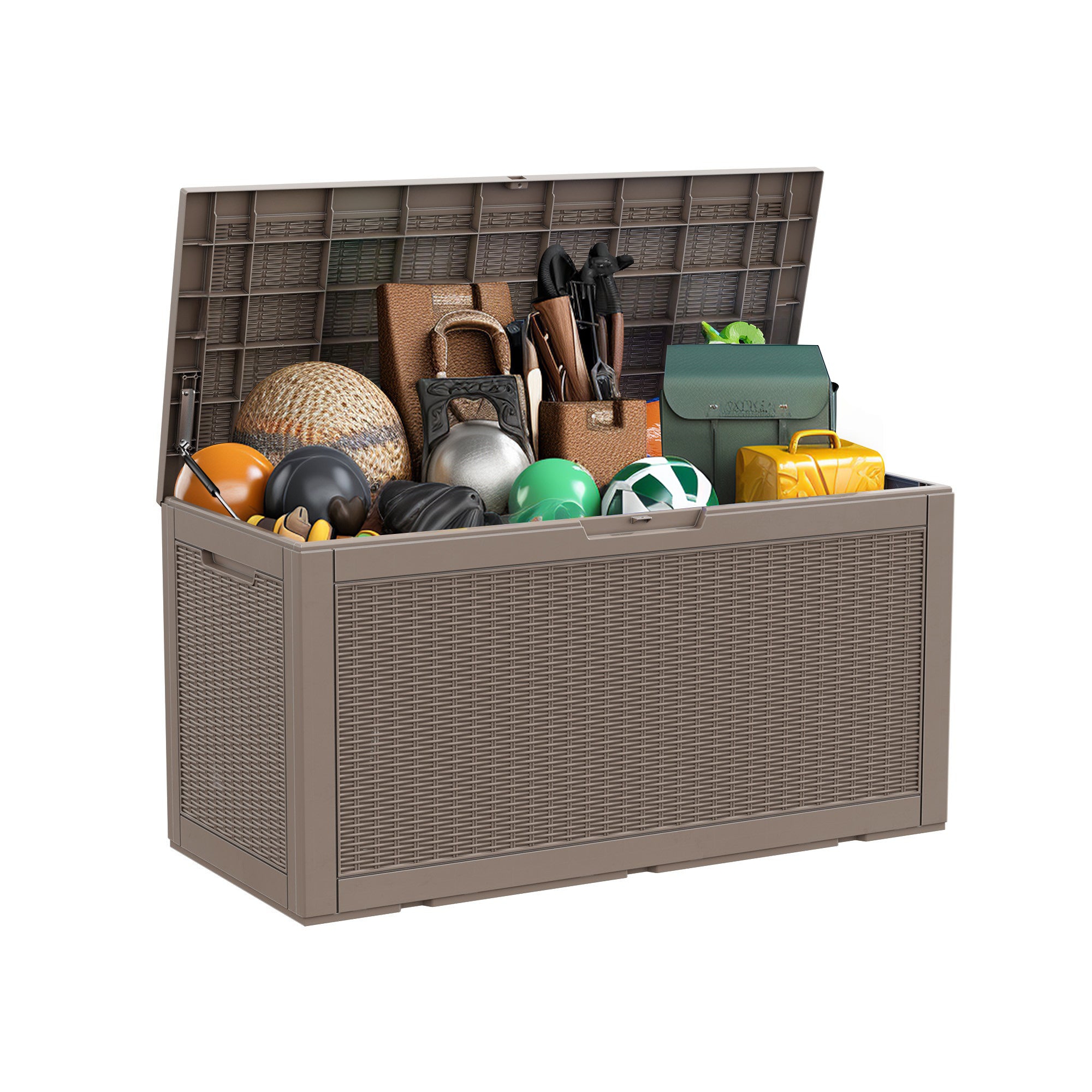 Rattan Deck Box Outdoor Storage