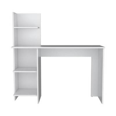 HomeRoots 47" White Wood Computer Desk