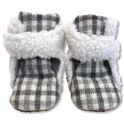 Image of Baby Boys' Striped Crib Shoes - Cat & Jack™ Tan 0-3M