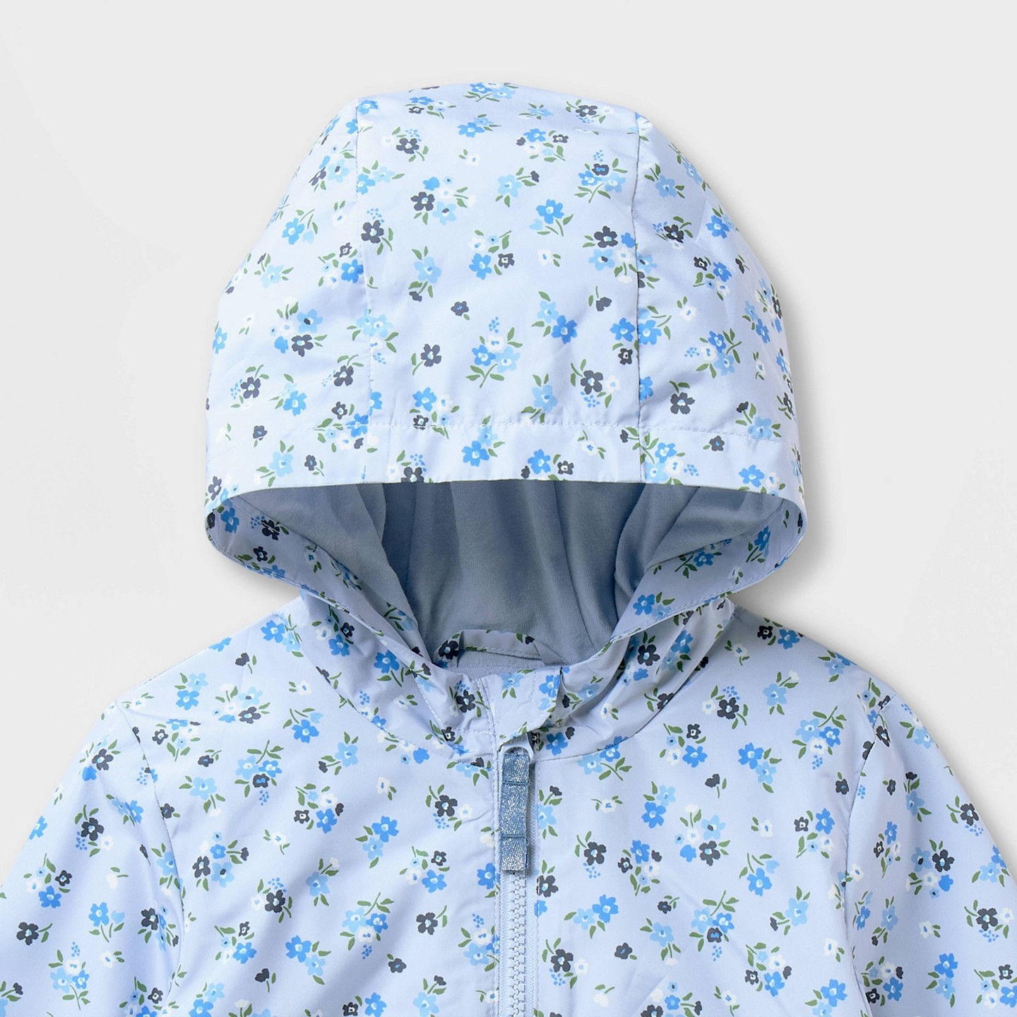 Куртка Cat & Jack Floral Print Ruffle Waist Rain Jacket для девочек-малышей, цвет: С принтом — фото 4