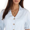 Anna-Kaci Women's Necklace with 18K Gold Plated Pendant Moon and Star Design Adjustable Chain-Black - 3 of 4
