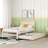 ALEXOUN Modern Design Wood Twin Bed Frame, Kids Twin Platform Bed,No Box Spring Needed,for Apartments,Bedrooms, - 2 of 4