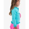 RuffleButts Girls UPF50+ Active Full Zip Ruffle Jacket - 4 of 4