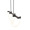 Artcraft Lighting Cascata 3 - Light Island Pendant Light in  Black/Brushed Brass - 3 of 4