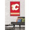 Trends International NHL Calgary Flames - Logo 21 Framed Wall Poster Prints - 2 of 4