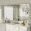 Apmir Rectangular Aluminum Alloy Framed and Tempered Glass Wall Bathroom Vanity Mirror in Matte Black/ Gold/ Silver/ Brown - 4 of 4