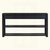 KIGFTSOD Stylish Entryway Console Table with 4 Drawers and 2 Shelves, Suitable for Entryways, Living Rooms - 4 of 4